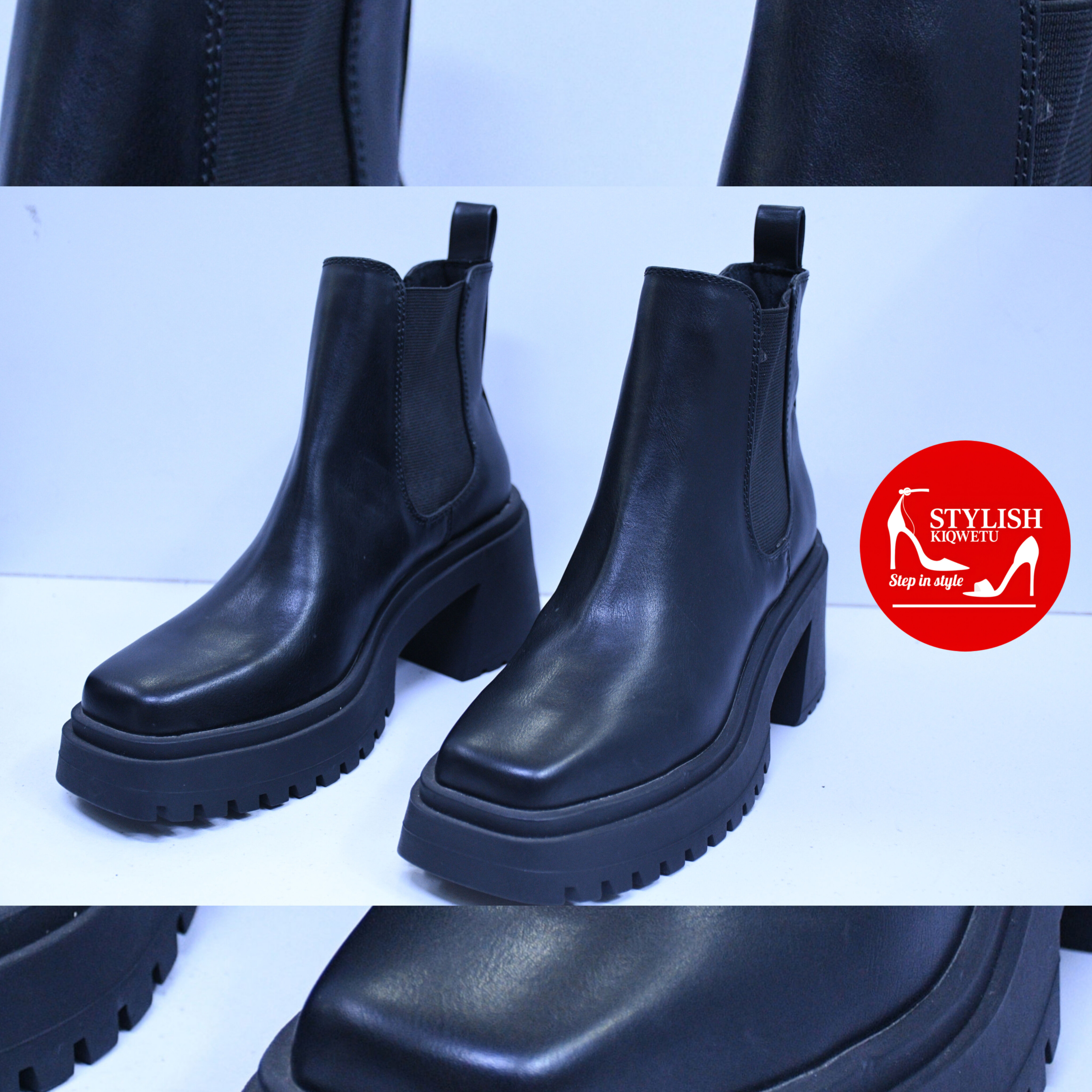 Expandable Chunky Ankle Boot 1.