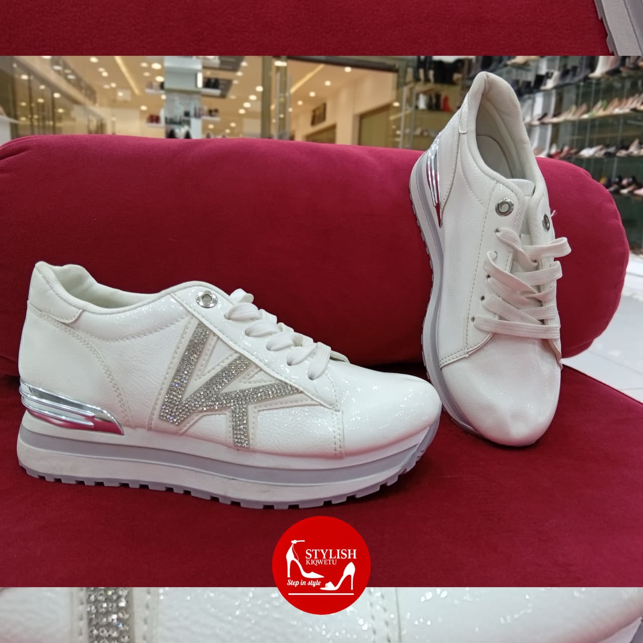IK  white Sneakers