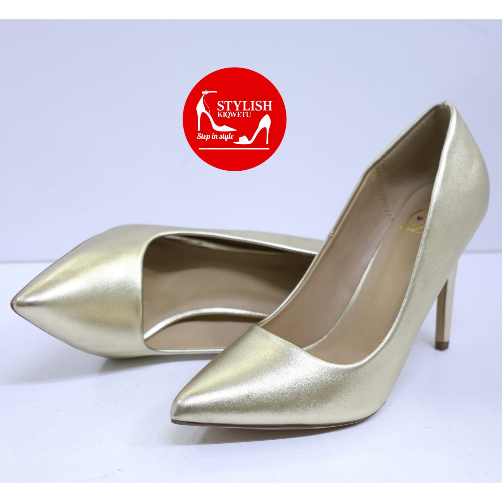 Gold Closed Heels