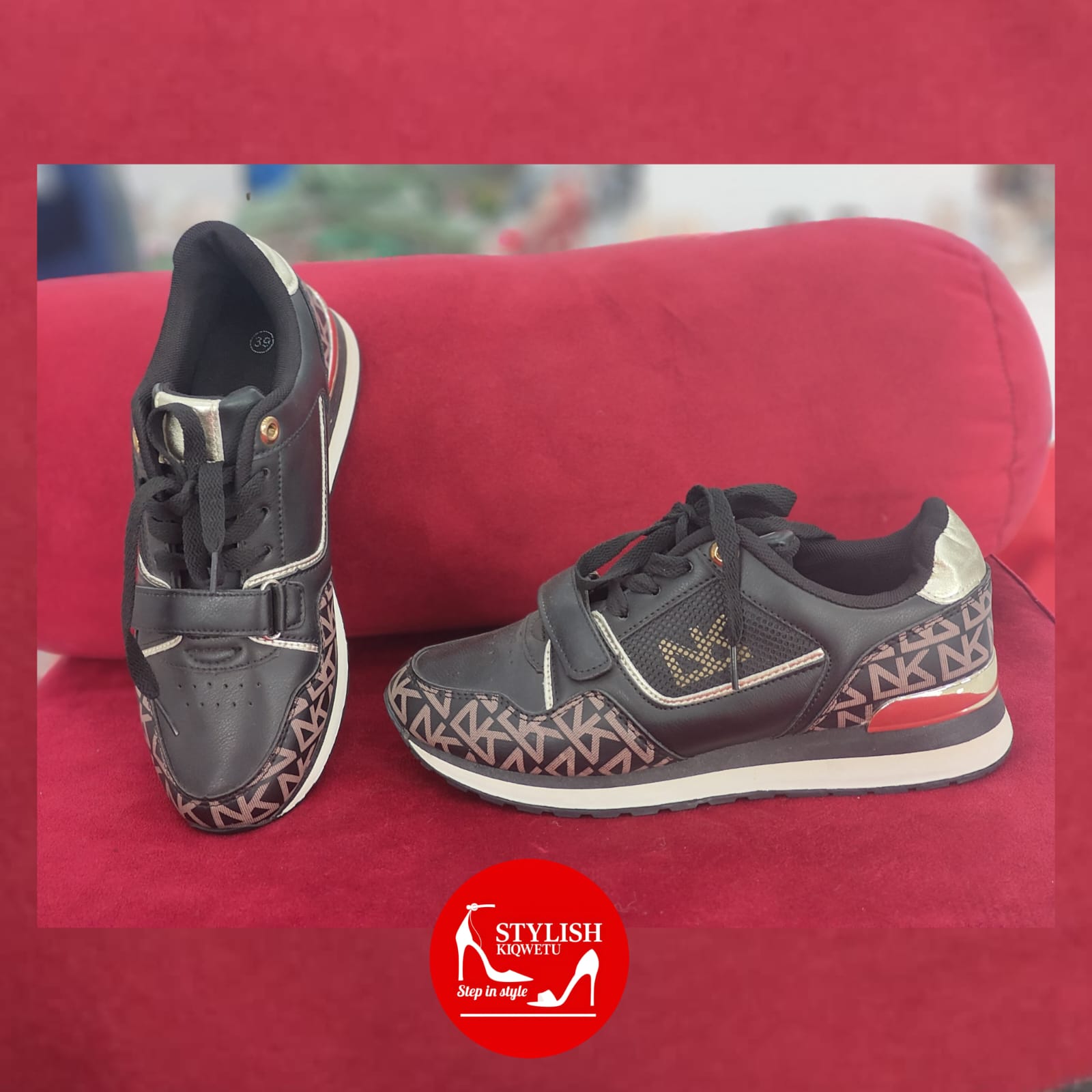 NK Mixed-Media Sneakers