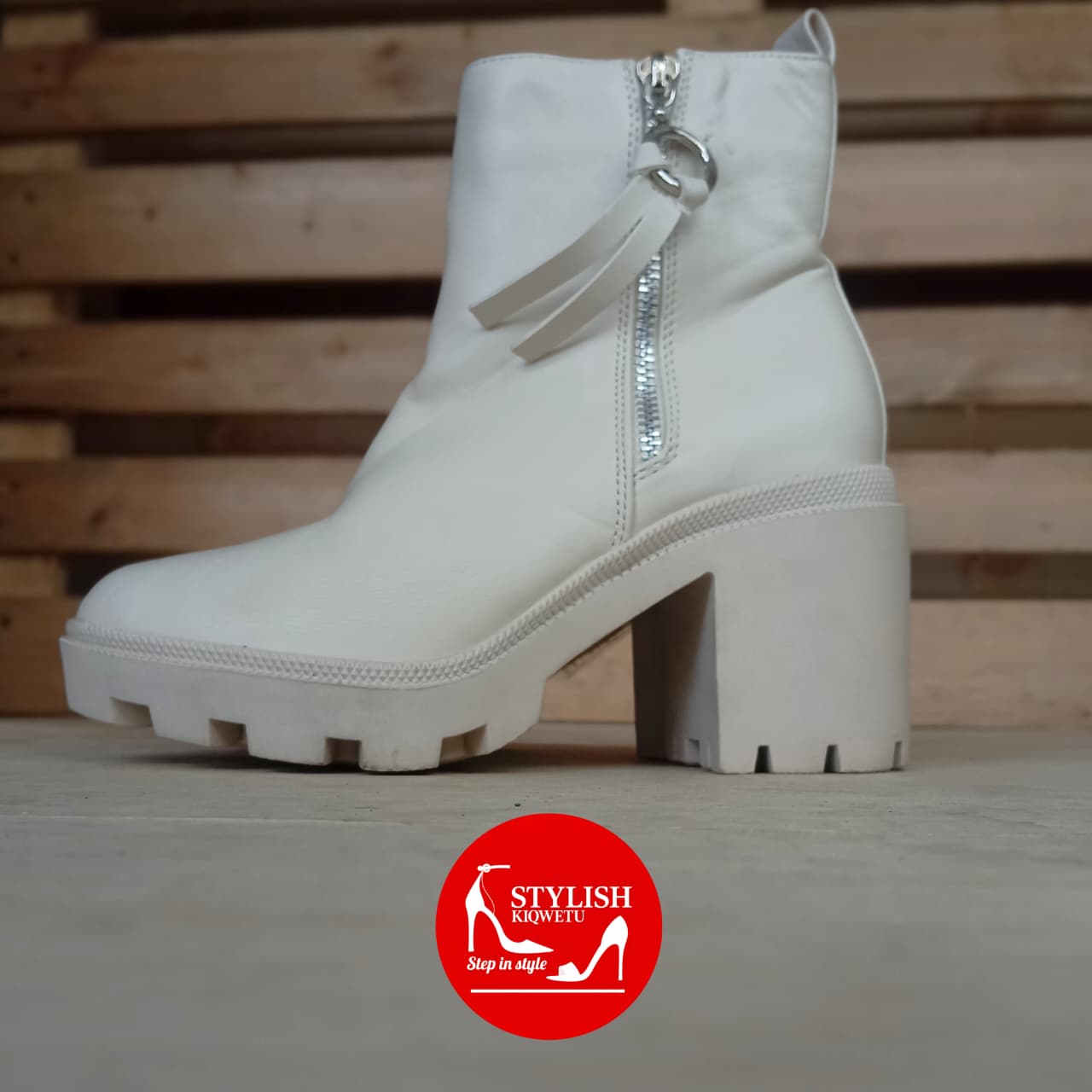 chunky platform ankle boots